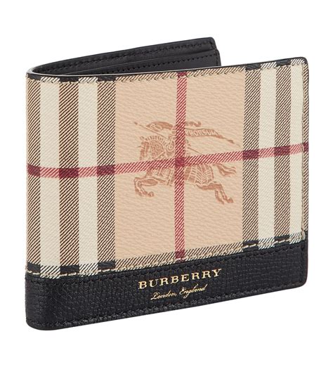 burberry check international bifold wallet|Burberry men's wallet card holder.